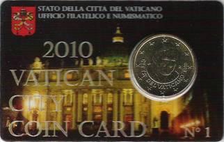 Bild zum Artikel Coin Card Vatican 2010