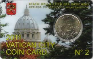 Bild zum Artikel Coin Card Vatican 2011