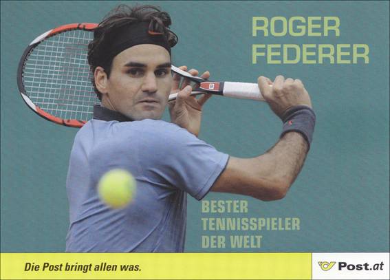Bild zum Artikel Sonderpostkarte Roger Federer