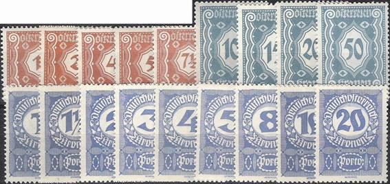 Bild zum Artikel Portomarken 191922