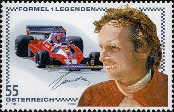 Bild zum Artikel Niki Lauda Briefmarke nicht verausgabt