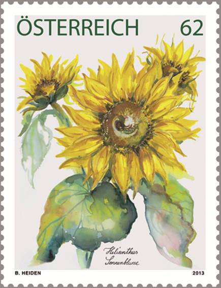 Bild zum Artikel Abonnementmarke 2012 Sonnenblume