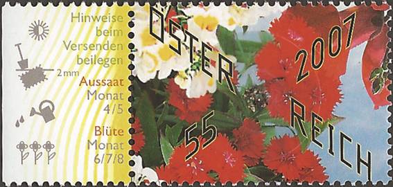 Bild zum Artikel Marke Blumen von der Post NICHT VERAUSGABT