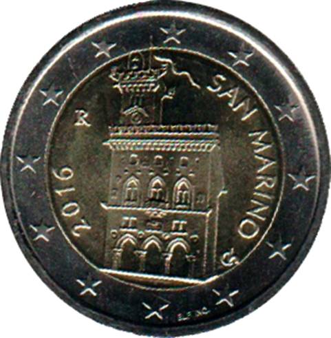 Bild zum Artikel San Marino 2 Euro 2016