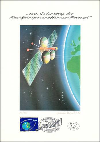 Bild zum Artikel Raumfahrtpionier Hermann Potocnik 1992