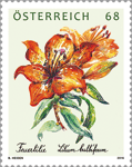 Bild zum Artikel: Abonnementmarke 2015 "Feuerlilie"
