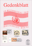 Bild zum Artikel: Gedenkblatt UN-Weltkonferenz ber Menschenrechte