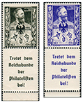 Bild zum Artikel: Tag der Briefmarke 1941 Allongen unten