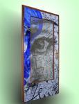 Bild zum Artikel: Fotot�rdekor "blue graffiti"